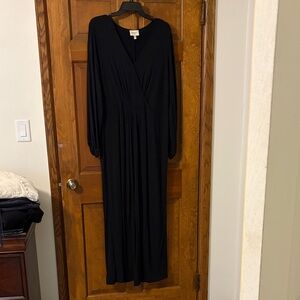 Haute Hippie Black Maxi Dress